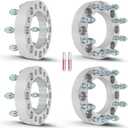 OCPTY 4PCS 8x6.5 to 8x170 Wheel Adapters 1.5 inch Bore 126mm Studs 14x1.5 8 Lug Wheel Spacers No Hubcentric Fit for Ram 3500 2012-2022,for Ram 2500 2012-2022,for Nissan NV3500 2012-2014