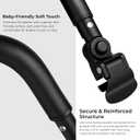 Lusinus Baby Stroller Bumper Bar Compatible with YOYO Foldable Without Removing PU Leather Handle, Armrest & Crossbar