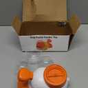 Small Dog Interactive Treat Dispenser Toy, Food Puzzle Slow Feeder (Yellow)