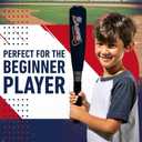 Franklin Sports MLB Jumbo Foam Baseball Bat + Ball Sets - Kids Oversize Foam Baseball Bats + Soft Baseballs - Indoor + Outdoor Youth Baseball Toy - MLB Team Baseball Bat + Ball Sets, 21-Inch