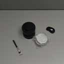 Nessus Reusable Pod Kit for Nespresso Pods Vertuo, Reuse Old Coffee Pods for Nespresso Vertuo: 100 Pcs Aluminum Foil Seal Lid, Holder, Brush, Refillable Vertuo Plus Next Capsule Machine(No Pods Come) (Black)