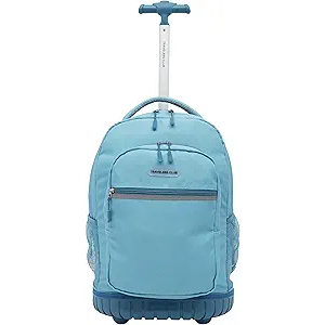 Travelers Club Rolling Backpack, 18 Inch
