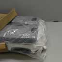 Potty Training Seat, SKYROKU Upgrade Toddler Toilet Seat for Kids Boys Girls, 2 in 1 Potty Training Toilet, Splash Guard Anti-Slip Pad Step Stool,New Sector-Shape Stabilized Base (8899+Grey)