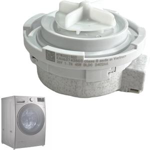 EAU63743803 NTWC021S03 Drain Motor Pump Compatible with LG Washer Drain Pump WM3400CW,WM3500CW,WM3600HVA,WM3600HWA,WM3700HVA,WM3700HWA,WM3700HRAReplace EAU63743803 NTWC021S03,DC26V 1.7A 45W