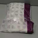 jinchan Soft Linen Curtains Set 2 Panels, Off White Curtains 72 Inch Length, Farmhouse Light Filtering Drapes for Living Room Bedroom, Sheer White Drapes Back Tab Top (W50 x L72, Off White)