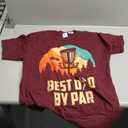 Men Vintage Best Dad By Par Disc Golf Dad Fathers Day T-Shirt Large