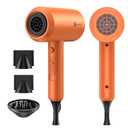 Slopehill Professional Ionic Hair Dryer, Powerful 1800W Fast Drying Low Noise Blow Dryer with 2 Concentrator Nozzle 1 Diffuser Attachments for Home Salon Travel (Cosmic Orange)