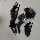 6 Pack Rhinestone Double Flower Hair Clip for Women Girls, Crystal Duckbill Clip Hairpin with Teeth Non-Slip Women Elegant Hair Dovetail Clips for Thick Long Hair Accessories