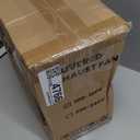 HG Power 10 Inch Shutter Exhaust Fan, 647CFM Quiet Garage Exhaust Fan with 8 Foot Long ON/OFF Switch Cable for Chicken Coop, Shed, Basement, Gable, Kitchen, Attic Ventilation Use, Black