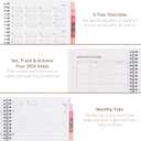 3 x Rileys 2026 Planner, Agenda Planner With Weekly And Monthly View, Daily Agenda Book And Yearly Planners Calendar Book, Spiral Bound With Tabs, Notes, Goals And Holidays (Lilac, 8 x 6 in)