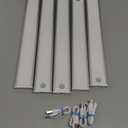 Under Cabinet Lighting, 12inch Rechargeable Motion Sensor Light Indoor, 2400mAh Battery Operated Closet Lights, with Dimmable & 3 Color Temps, Wireless Under Counter Lights for Kitchen,Stairs, 5 Pack