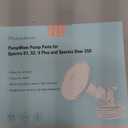 PumpMom-us 18mm Flange Pump Parts for Spectra S2 S1 9 Plus Breastpump, Flange Valve Tubing Backflow Protector, Not Original Spectra S2 Accessories (18mm)