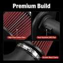 Cold Air Intake Fit for 2011-2015 Chevrolet Cruze with 1.4L Turbo Engine (Fits Manual & Automatic Transmission), Heat-Resistant Aluminum Pipe, High-Flow Filter