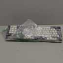 RedThunder K10 Wireless Gaming Keyboard and Mouse Combo, LED Backlit Rechargeable 3800mAh Battery, Mechanical Feel Anti-ghosting Keyboard + 7D 3200DPI Mice for PC Gamer (White-Gray)