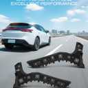 YHTAUTO Rear Side Bumper Bracket for Ford Fusion 2014-2016 | Driver and Passenger Side, Set of 2