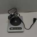 Maestri House Coffee Mug Warmer with 4 Temp Settings & 1-12 Hour Timer, Auto Shut Off for Desk, Smart Electric Beverage Warmer, Candle Melter for Home and Office, ETL Listed (Silver)