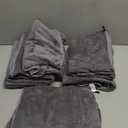 HOMEXCEL 6 Pack Bath Towel Set, (24 x 48 Inches) Microfiber Ultra Soft Highly Absorbent Bath Towels, Lightweight and Quick Drying Towels for Hotel, Bathroom, Spa and Beauty Parlor, Grey