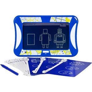 Boogie Board Sketch Studio Kids Authentic Drawing Tablet Activity Kit Includes 10 inch Reusable Drawing Board with Erase-Lock, Drawing Templates and Stylus for Kids Ages 4+