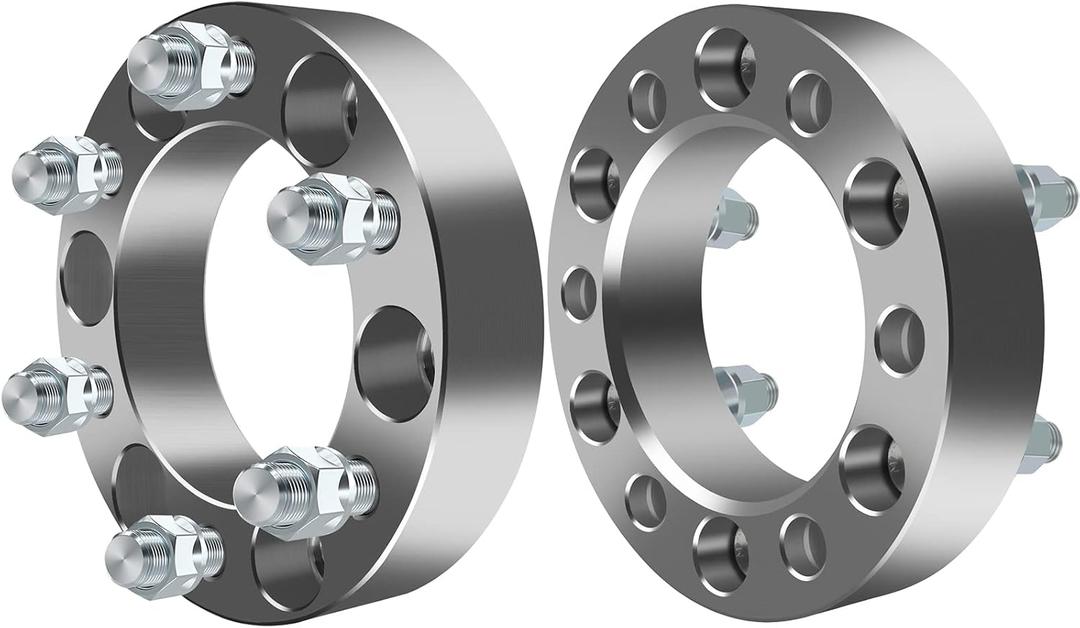 ECCPP 2PCS 6x5.5 Wheel Spacers 1.5 inch 6x139.7mm for 1997-2014 for Chevrolet Express 1500 2000-2013 for Chevrolet Suburban 1500 1999-2018 for Chevrolet Silverado 1500 1995-2014 for Chevrolet Tahoe