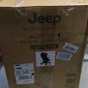 Jeep Altitude Compact Travel Stroller by Delta Children Greenguard Gold, Easy One Hand Fold, Lightweight, Extendable Canopy with Peek-a-Boo Window, Reclining Seat, 4 Wheel Suspension, Black
