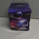 Mirror Essential Oil Diffuser Rotating, 14 Ligth Modes 4 Timer Setting Aromatherapy Diffuser, Cute Home Disco Decor Great Decoration and Accessories for Disco Party, Room, Office (Silver)