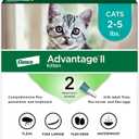 Advantage II Kitten Vet-Recommended Flea Treatment & Prevention | Cats 2-5 Lbs. | 2-Month Supply
