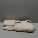 jinchan Boho Curtains for Bedroom Linen Blend Boho Curtains 84 Inches Long 2 Panels Farmhouse Embroidered Drapes for Living Room Light Filtering Grommet Window Treatments Ivory on Beige