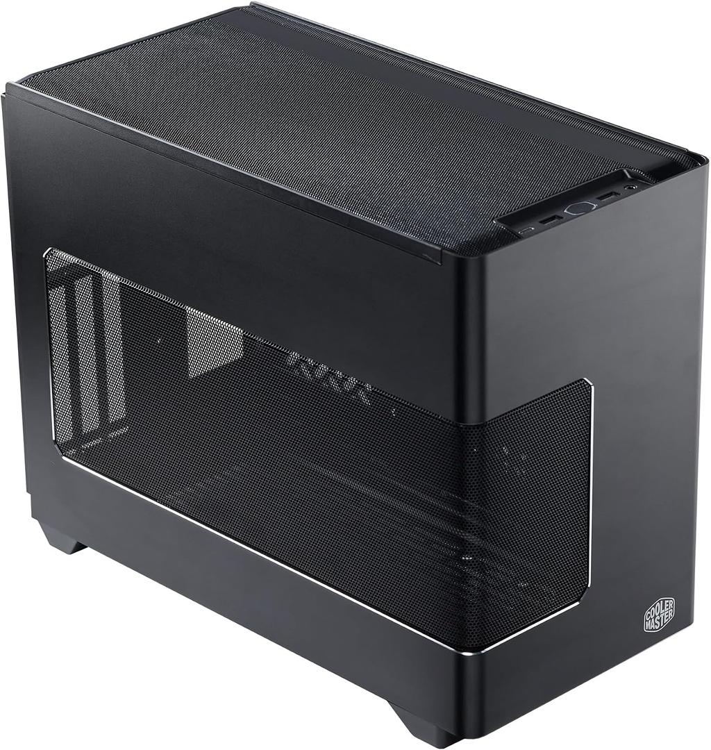 Cooler Master NR200P V3 Mini-ITX PC Case Top-Mount 280mm Radiator Support, Vertical GPU Mount with Mesh Side Panel & Removable Backplate, PCIe 5.0 Riser Cable Included, Fits 130mm SFX PSUs