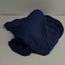 Lane Linen King Fitted Sheet Only - 4 Way Stretch Knitted Deep Pocket King Bottom Sheet - Fits Upto 16" Mattress (No Flat Sheet), Durable, Wrinkle Free, Soft Microfiber Fitted Sheet King - Navy