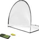 SKLZ Home Golf Driving Range Kit with Net, Golf Balls, Launch Pad, and Tees (13 in x 24.25")