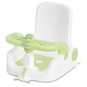Baby Bath Seat with Sitting & Lying 2 Modes, 3-Speed Adjustment, Powerful Suction Cups, Infant Bathtub Chair with Washable Pillow, Folding and Hanging (Green Tea)