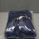 Genina Seat Covers for Dining Room Chair Seat Slipcovers Kitchen Chair Covers (Navy Blue, 4 Pcs)