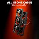 upHere 360mm All-in-One Computer Case Fan with PWM 4-Pin Interface High Performance Cooling Low Noise for Enhanced PC Cooling U3K3