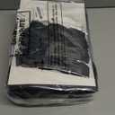 Locmeo 20 Sets Large Bow Ribbon Thank You Gift Bags Bulk with Handles 11 x 4 x 8 Inch Paper Gift Wrap Bags for Christmas Wedding Baby Shower Birthday Anniversary Holiday Party(Black and White)