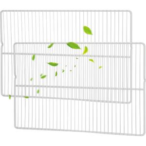 Upgrade 240360908 Food-Grade 304 Stainless Steel Refrigerator Shelf Fits Frigidaire, Kenmore. 25.5" x 16.5" 240360908 Wire Shelf Replaces AP5805565, EAP9492365,240360905, 240360901, 3189137 (2 Packs)