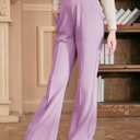 blibean Girls Uniform School Pants Kids Flare Bell Bottoms Size 6-15 Years, 14Y, 3XL