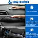 YYCKE Dash Cover Mat Custom Accessories Dashboard Pad Fit for Toyota RAV4 2013 2014 2015 2016 2017 2018 Accessories Dashboard Pad Carpet Protector