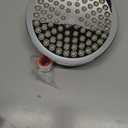 High Pressure Shower Head, 6 Inch Rainfall Shower Head, 2.5 GPM High Flow Fixed Showerhead, Anti-Clog Silicone Nozzles, Adjustable Angle, Easy Install, Chrome Finish