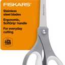 Fiskars All Purpose Scissors, High Performance Cutting, Stainless Steel Blades, Ergonomic and Comfort Handles, Perfect for Arts and Crafts and the Office, Scissors for Office