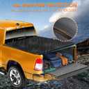 Nilight Soft Roll Up Truck Bed Tonneau Cover for Ram 1500 2009-2018 5.7ft