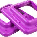 The Step Original Health Club Aerobic Step Riser, Violet, Pair (91123)