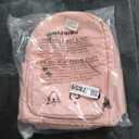 Olikraft Travel Crochet Bag Organizer Backpack - Crochet Yarn Bag, Knitting Bags and Totes, Yarn Bags for Crocheting on the Go (Pink)