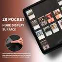 2000 Pockets Trading Card Binder, 20-Pocket Card Ablum Compatible with MTG,Sports Cards & Other Standard Size Trading Card (GREEN), Large