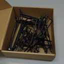 Chumia 18 Pcs Anti Slip Plate Stands for Display, Black Iron Easel Plate Holder Picture Frame Holder Stand for Display Decorative Photo Tabletop Artwork(4, 6, 8 Inch)