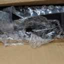 Picture Ledge Shelf with Lip, Black Floating Shelves for Wall Set of 2, 24 inch Wall Floating Shelves for Bedroom Living Room Bathroom Kitchen