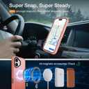 DEERLAMN Magnetic Matte Case for iPhone 16 with Screen Protector, [Compatible with MagSafe][Military Grade Drop Protection] Slim Translucent Shockproof Protective Phone Cover, Pink