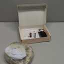 REECHO Hair Topper, Short Wiglet Hair Topper for Women with Thinning Large Coverage Synthetic Top Crown Hairpiece for Women - Silver White