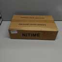 NITIME 15pcs 7.5oz Green Candle Jars for Making Candles, Glass Candle Vessels with Bamboo Lids and Sticky Labels, Candle Containers for Making Candles and Candle Making Supplies