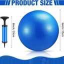2 Pcs Connection Ball with Pump 9 Inch Pilates Baseball Softball Batting Trainer Improve Arm Action Hitting & Pitching Efficiency Connection Ball for Baseball