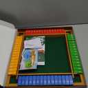 Queensell Shut The Box Game Wooden Board for 4 Players 15 Numbers Shut The Box Game Classic Shut The Box Dice Game for Adults & Kids Family Board Game